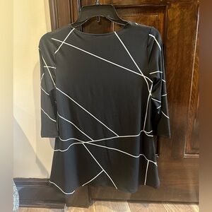 Alfani black and white patterned shirt​​